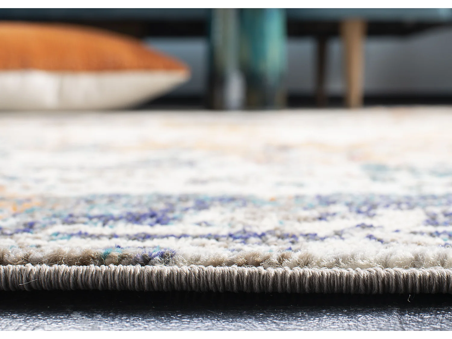 Tapis Gris/Beige 91 X 152 cm - Mateo
