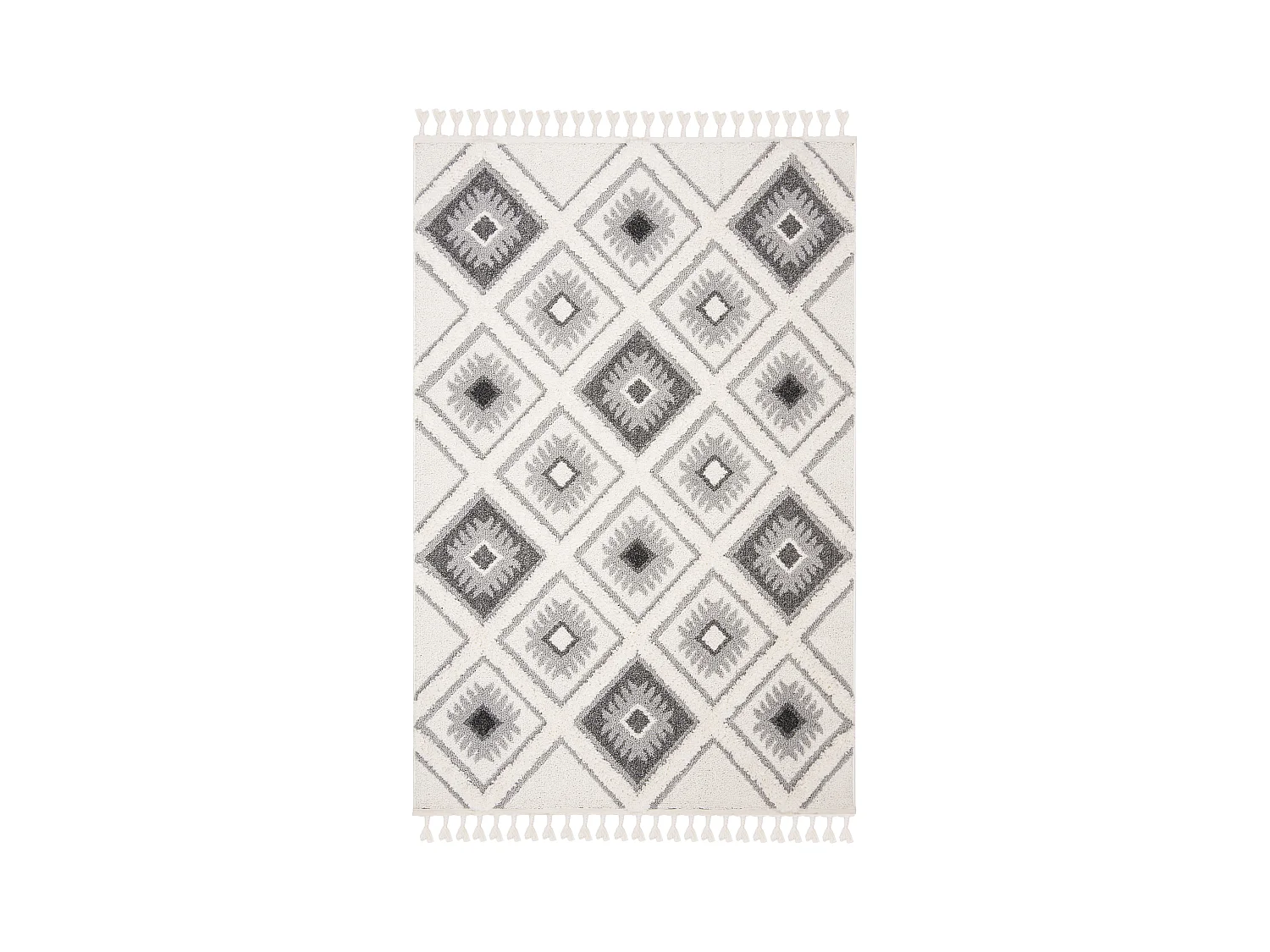 Tapis Neutre/Gris 91 X 152 cm - Quinn