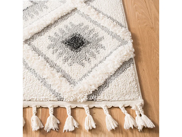 Tapis Neutre/Gris 91 X 152 cm - Quinn