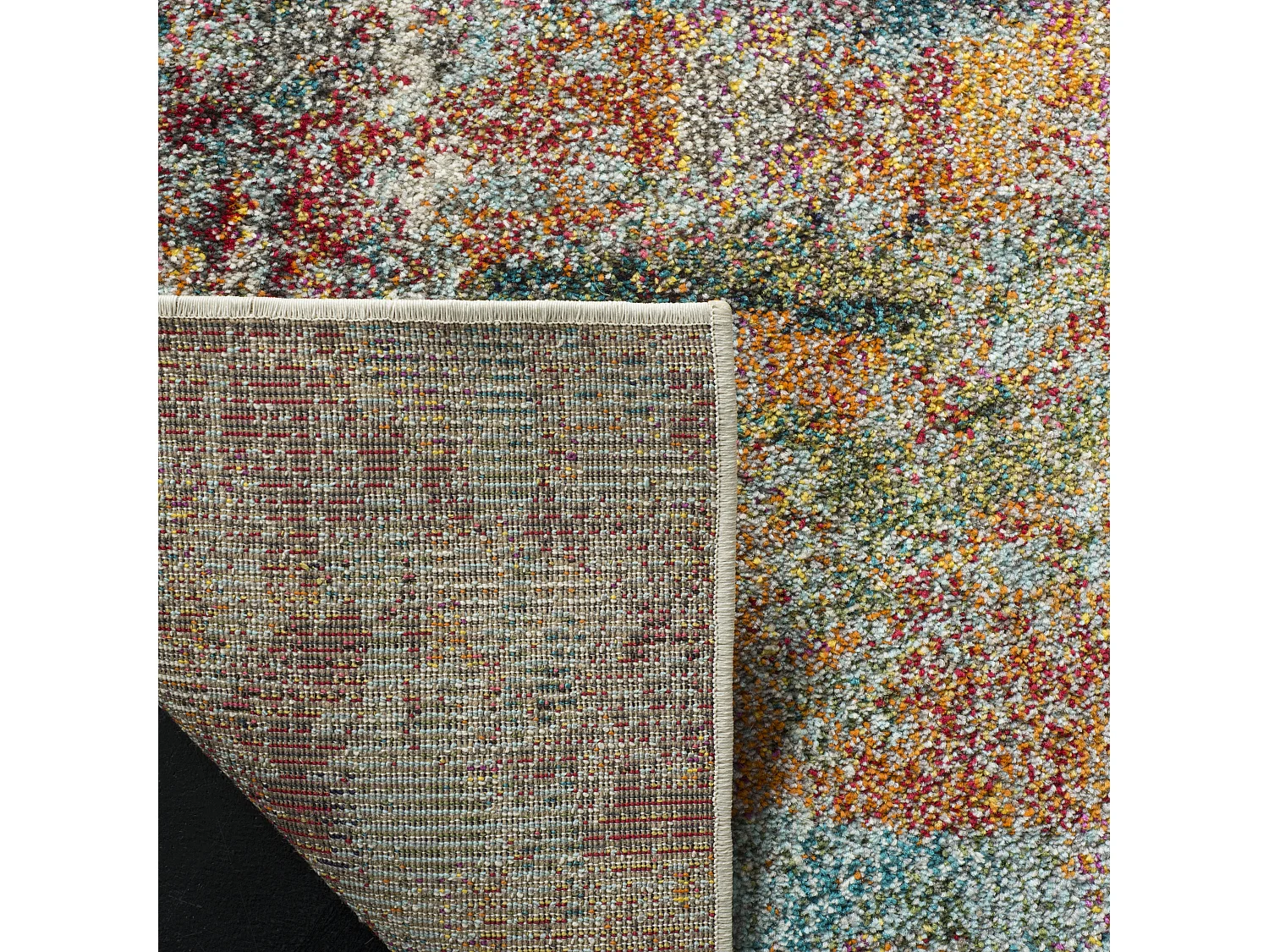 Tapis Bleu/Orange 122 X 170 cm - Arya