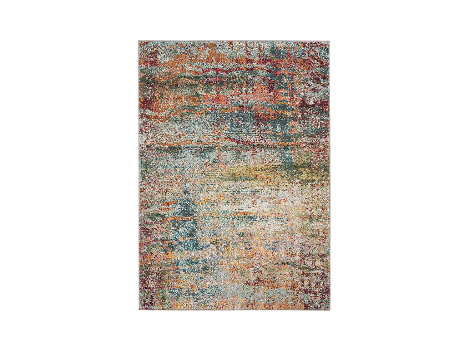 Tapis Bleu/Orange 122 X 170 cm - Arya