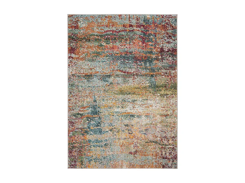 Tapis Bleu/Orange 122 X 170 cm - Arya