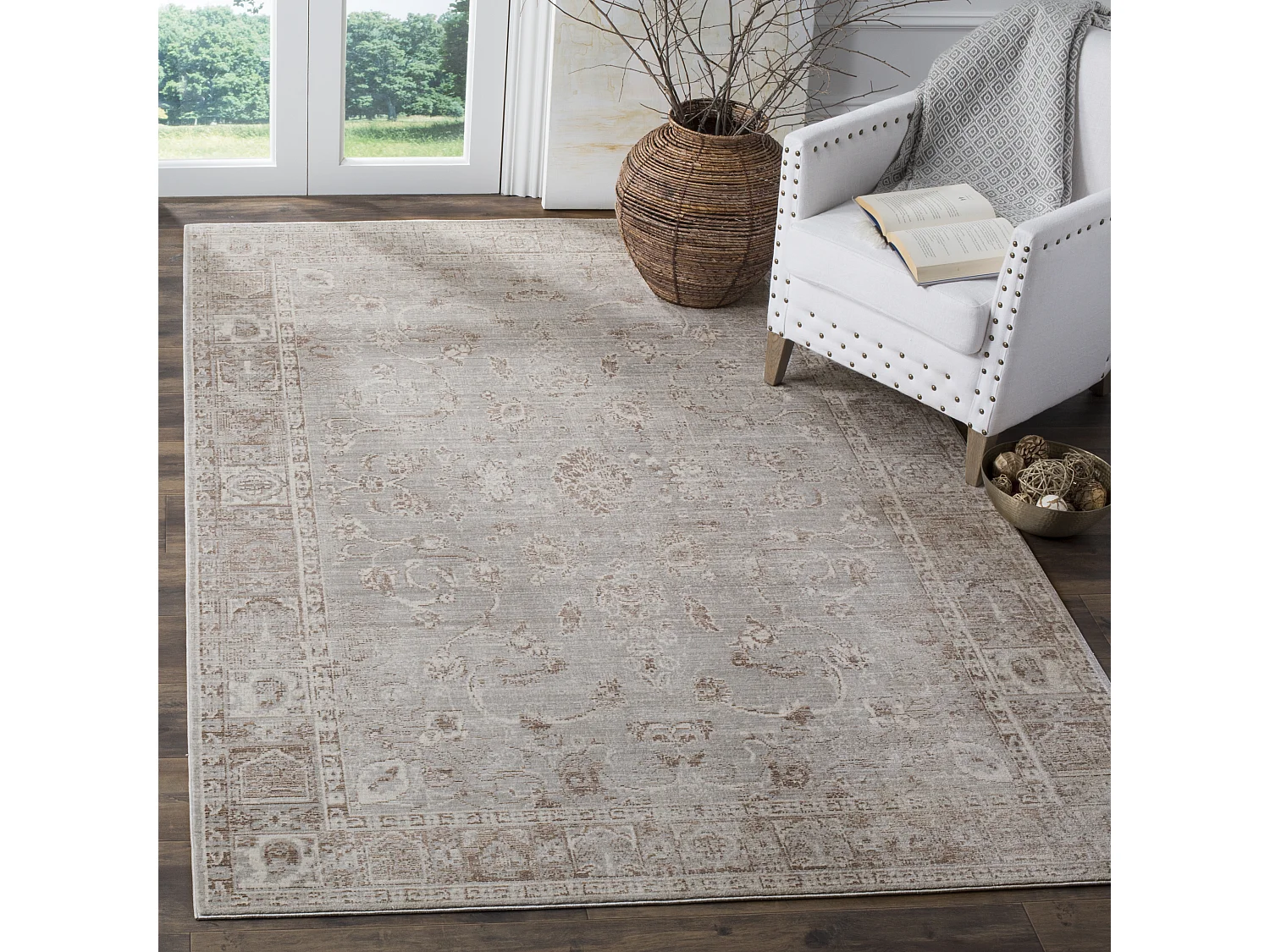 Tapis Gris/Multicolore 152 X 244 cm - Josina