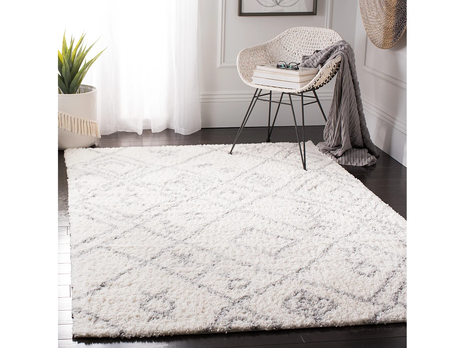 Tapis Neutre/Gris 160 X 229 cm - Alison