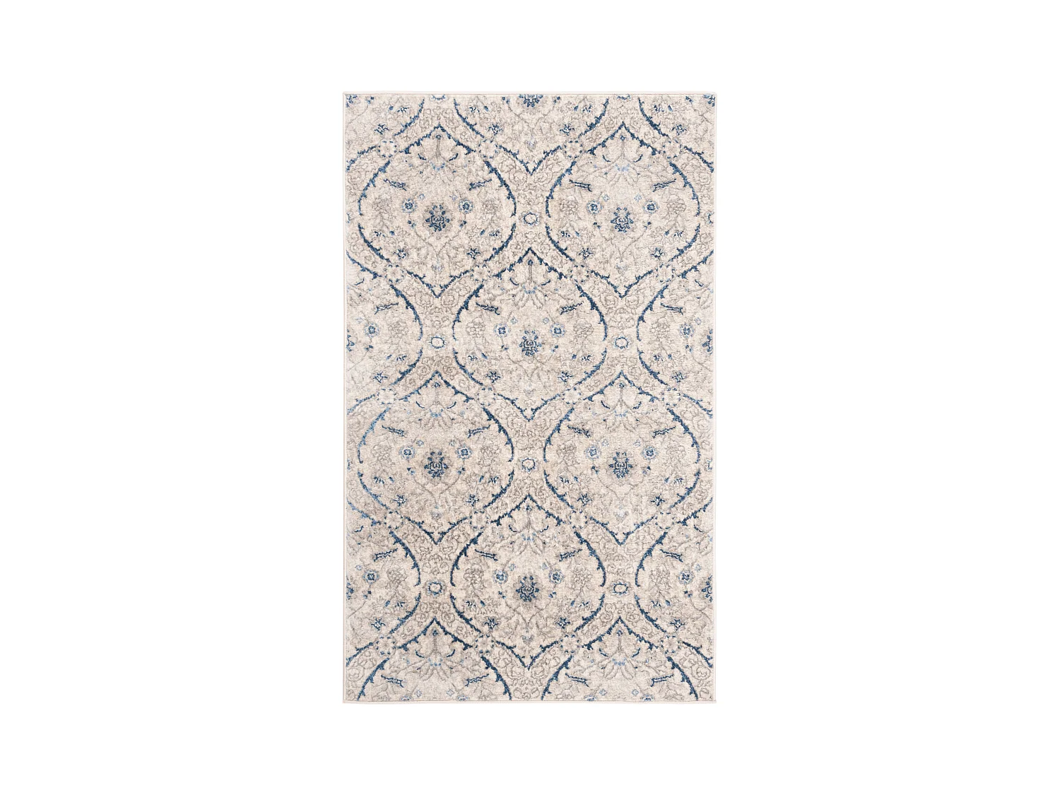 Tapis Gris/Bleu 91 X 152 cm - Camille