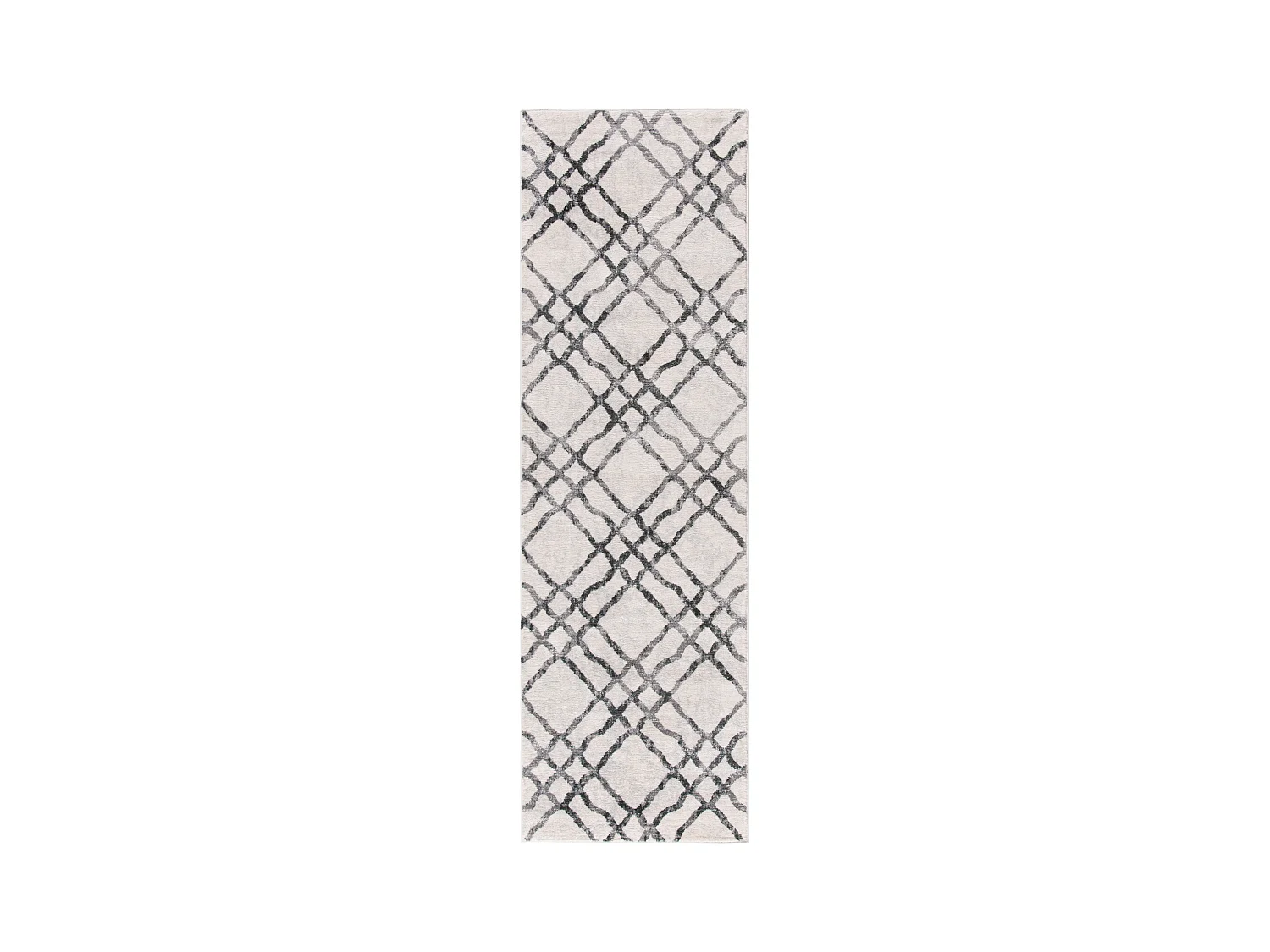 Tapis Neutre/Gris 66 X 213 cm - Sylvia