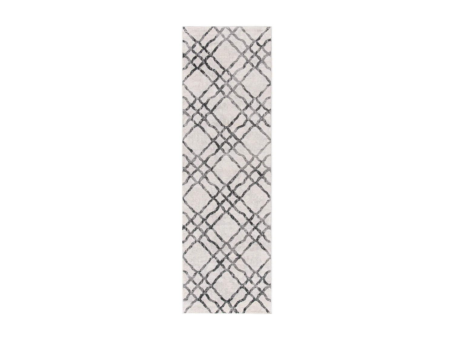 Tapis Neutre/Gris 66 X 213 cm - Sylvia