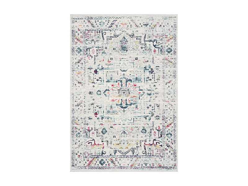 Tapis Gris/Rose 160 X 229 cm - Everleigh