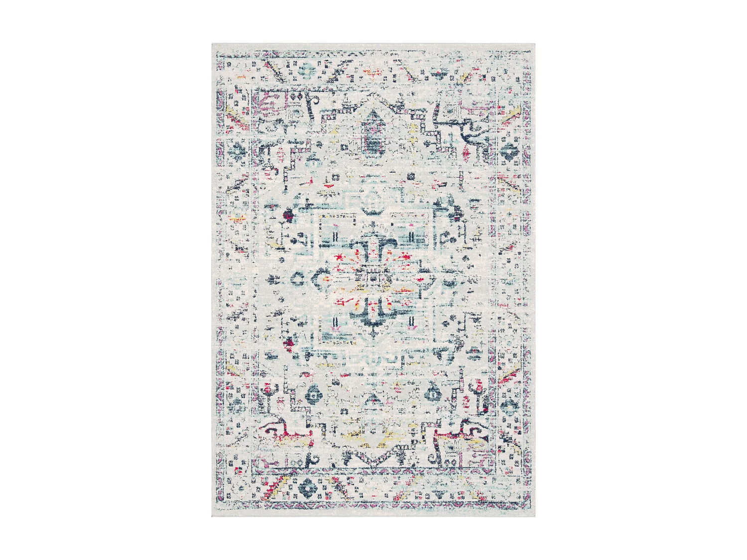 Tapis Gris/Rose 160 X 229 cm - Everleigh