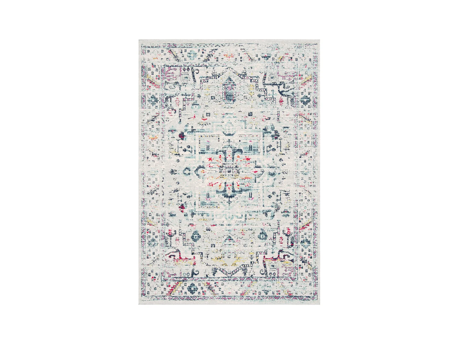 Tapis Gris/Rose 160 X 229 cm - Everleigh