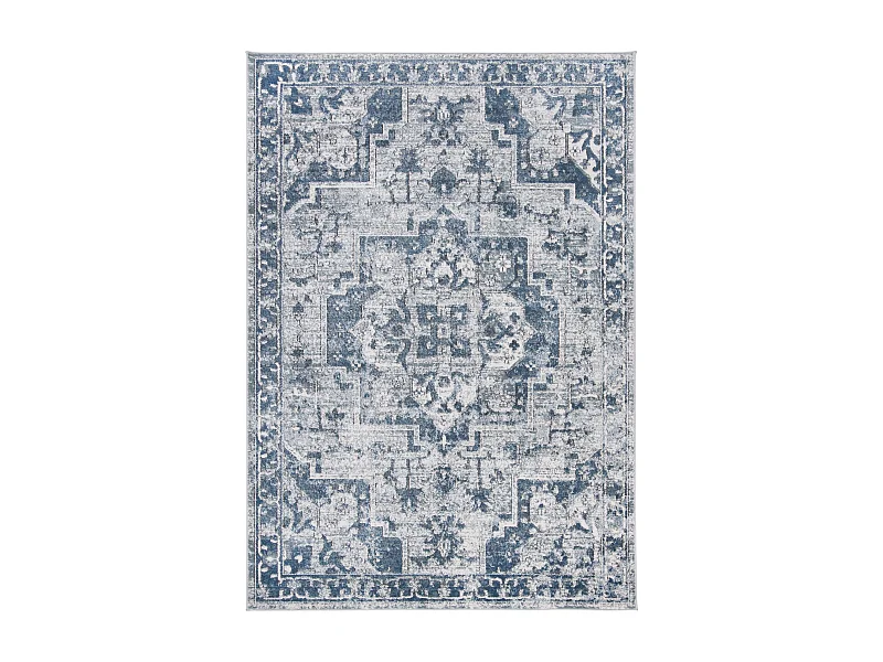Tapis Bleu Marine/Neutre 91 X 152 cm - Raegan