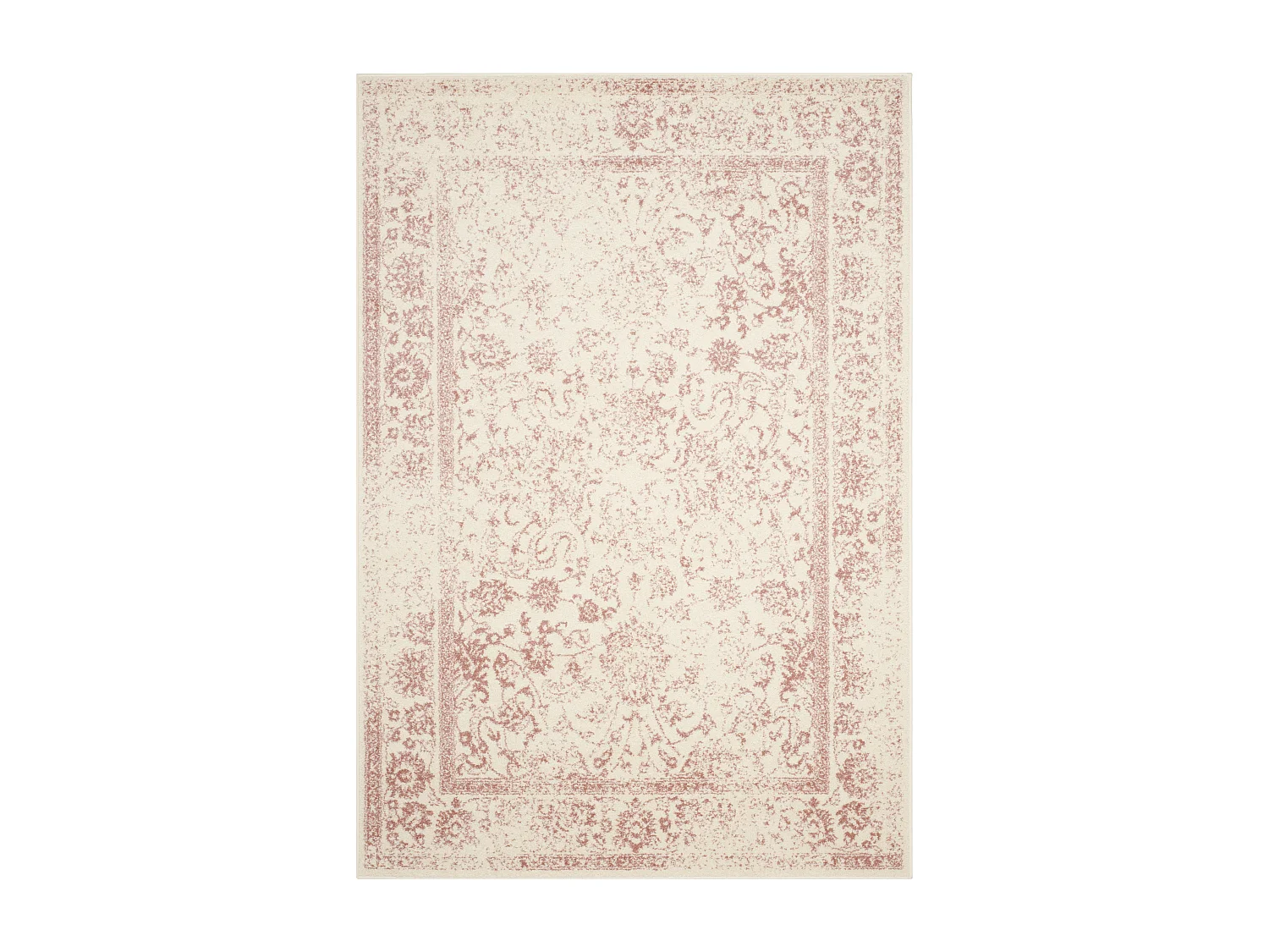 Tapis Neutre/Rose 122 X 183 cm - Lucinda