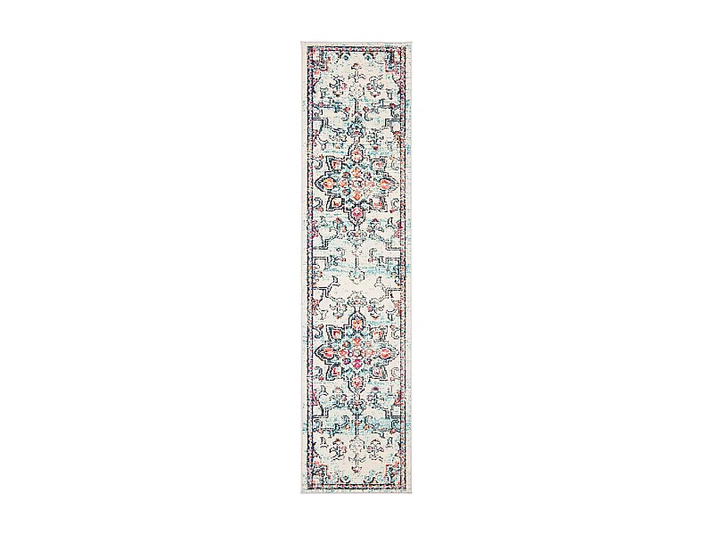 Tapis Crème/Bleu 66 X 183 cm - Malaya