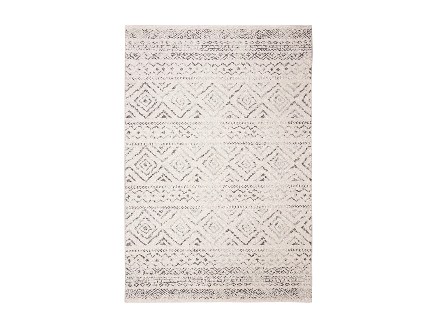 Tapis Neutre/Gris 160 X 229 cm - Makayla