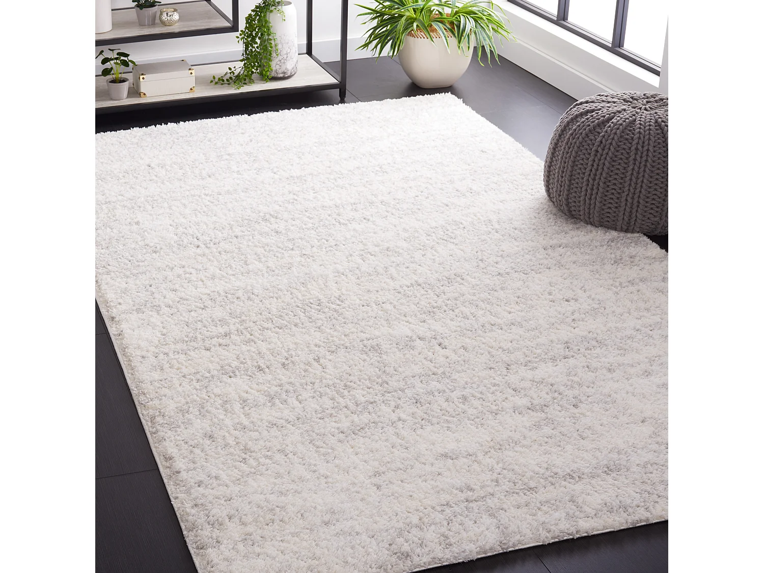 Tapis Ivoire/Gris clair 165 X 231 cm - Hayami