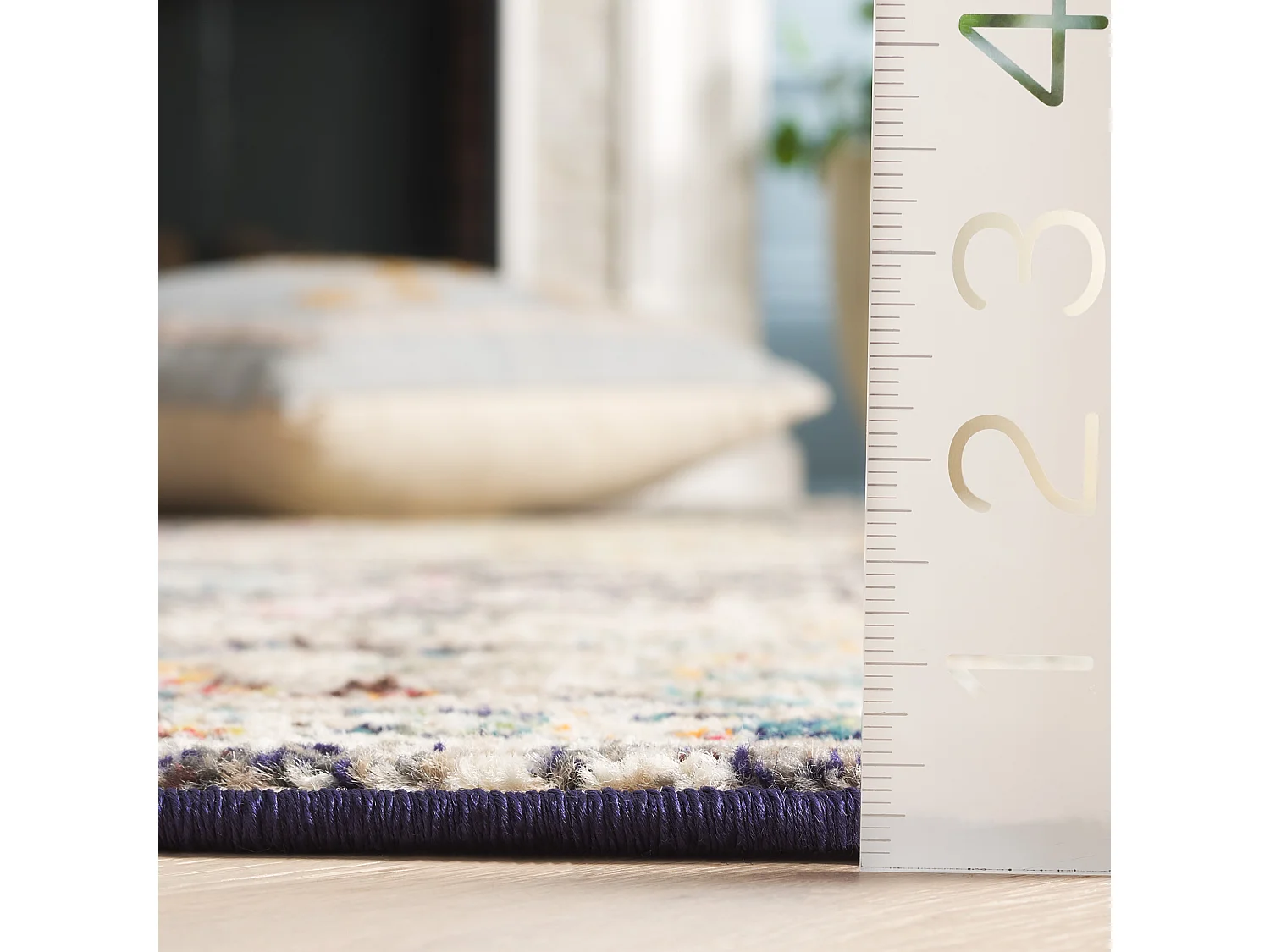 Tapis Noir/Or 66 X 183 cm - Malaya