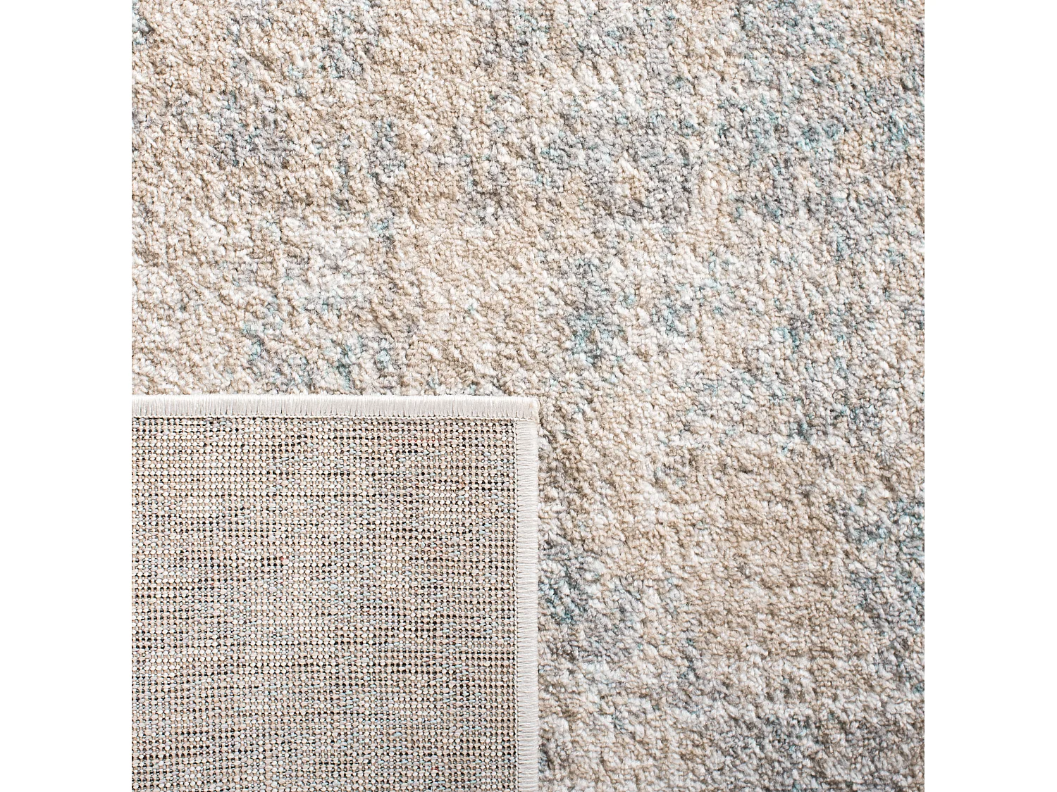 Tapis Beige/Gris Ardoise 61 X 91 cm - Brianna