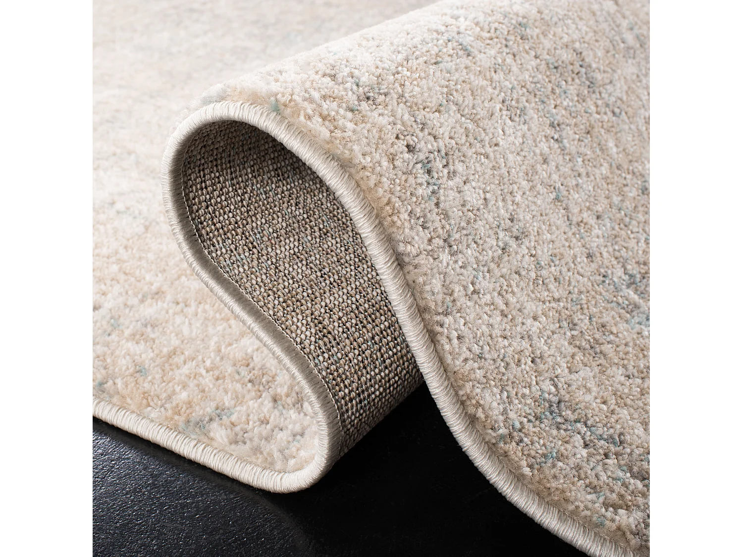 Tapis Beige/Gris Ardoise 61 X 91 cm - Brianna