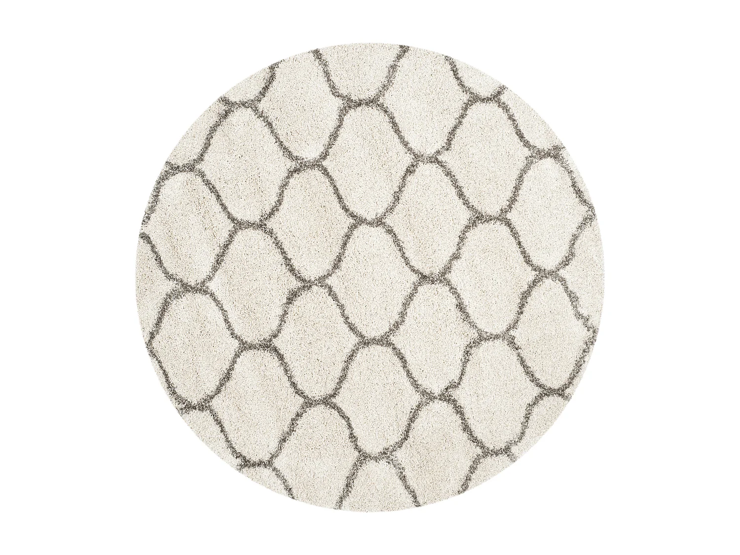 Tapis Neutre/Gris 213 X 213 cm - Zoey