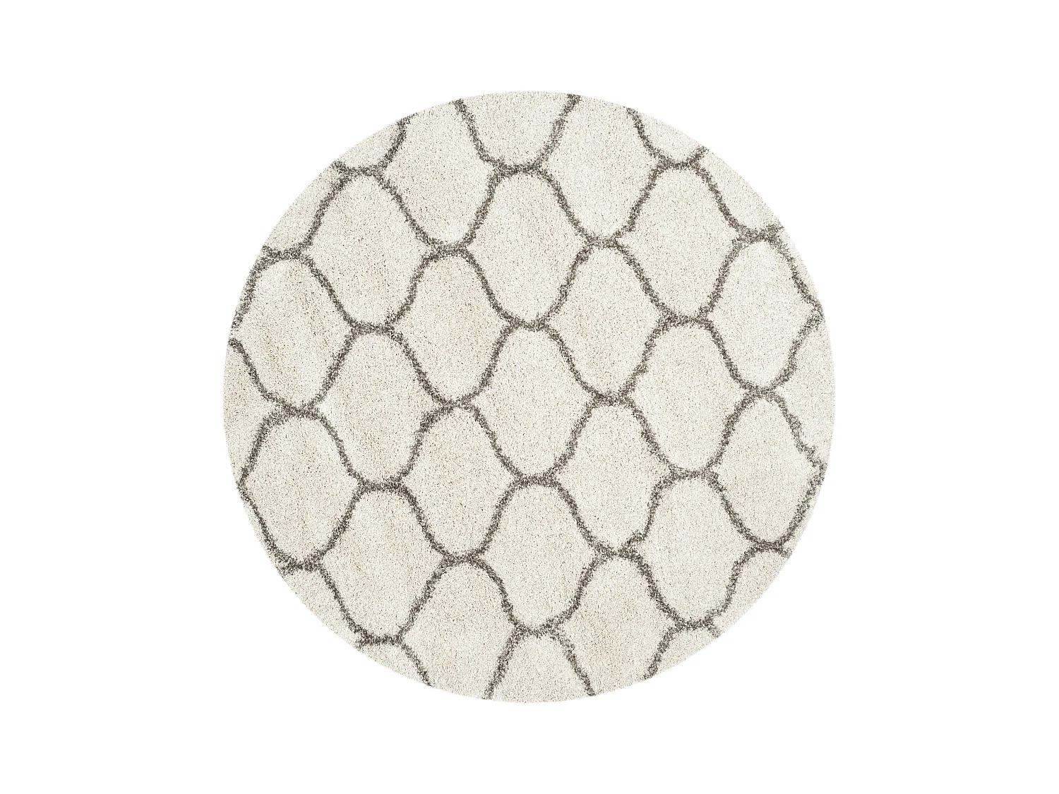 Tapis Neutre/Gris 213 X 213 cm - Zoey