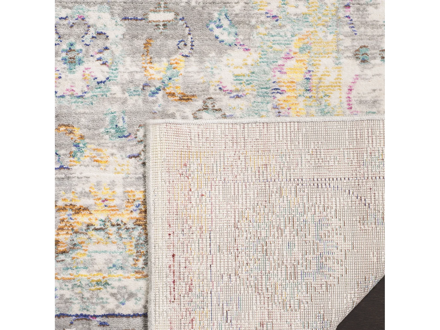 Tapis Gris/Multicolore 152 X 244 cm - Karine