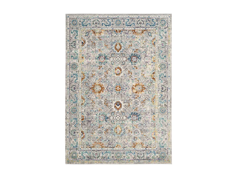 Tapis Gris/Multicolore 152 X 244 cm - Karine