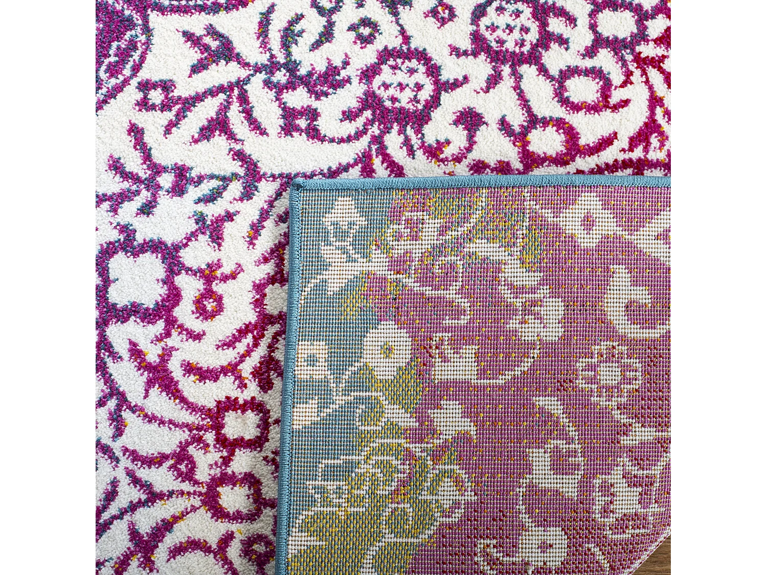 Tapis Neutre/Rose 122 X 183 cm - Trinity