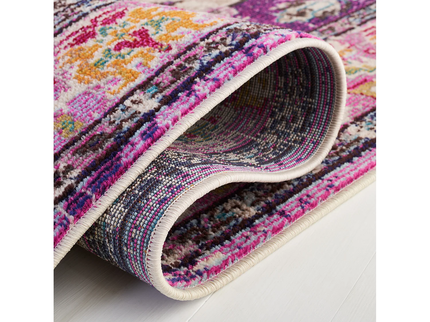 Tapis Violet/Bleu 91 X 152 cm - Milà