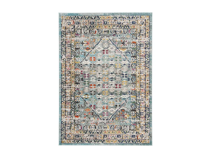 Tapis Bleu/Gris 122 X 170 cm - Ryleigh