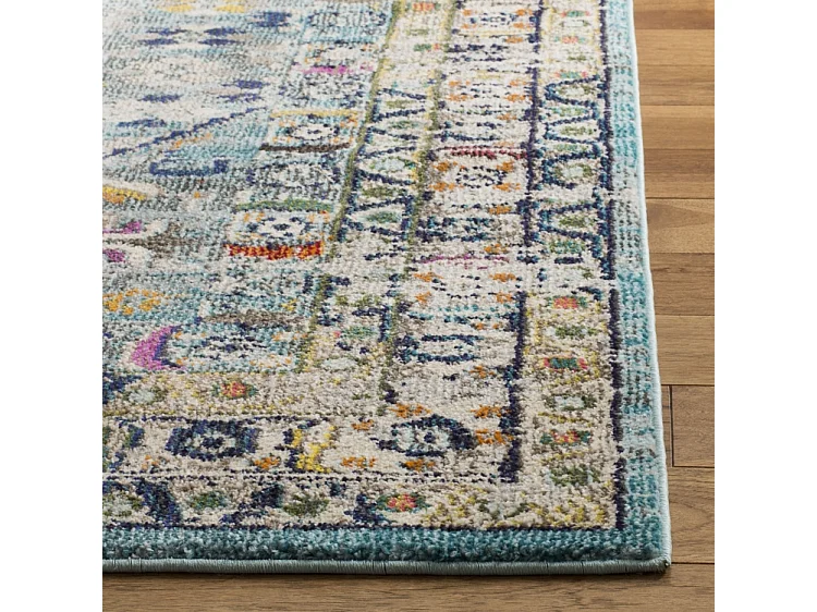Tapis Bleu/Gris 122 X 170 cm - Ryleigh