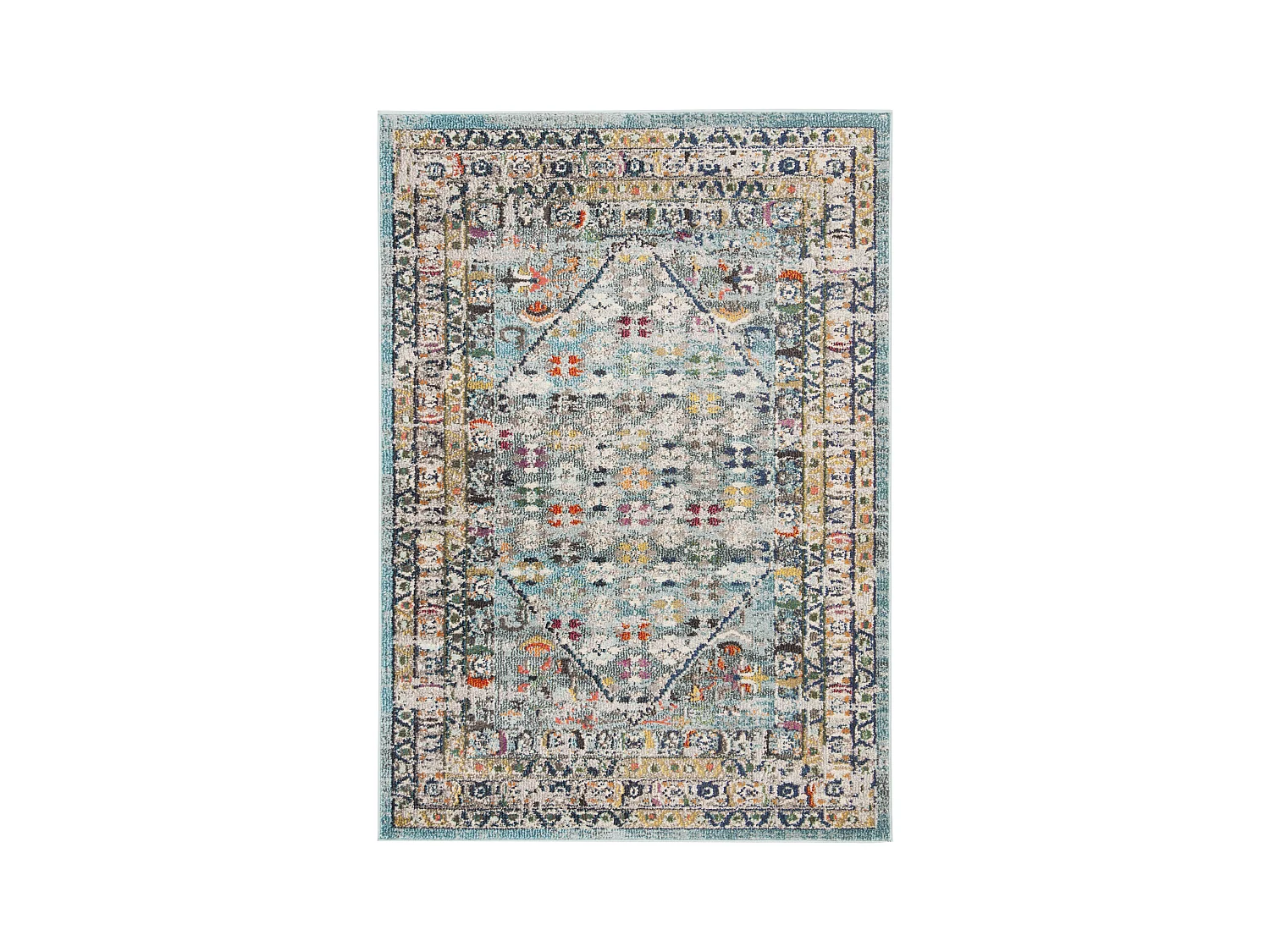 Tapis Bleu/Gris 122 X 170 cm - Ryleigh