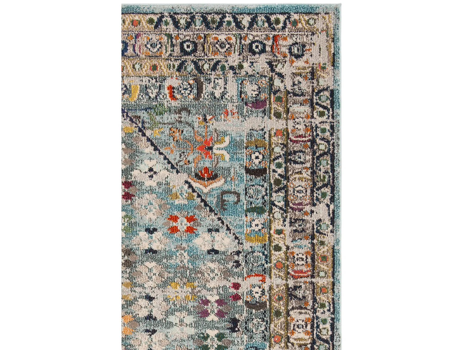 Tapis Bleu/Gris 122 X 170 cm - Ryleigh