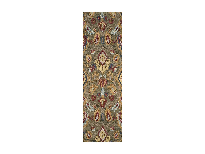 Tapis Vert/Multicolore 69 X 244 cm - Juni