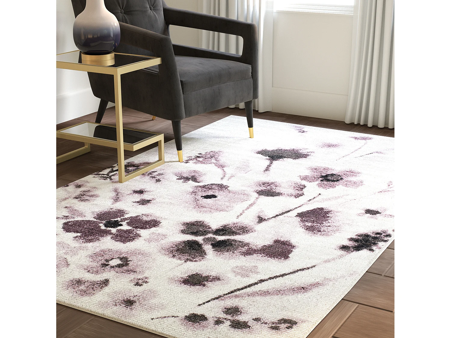 Tapis Blanc 122 X 183 cm - Kalina