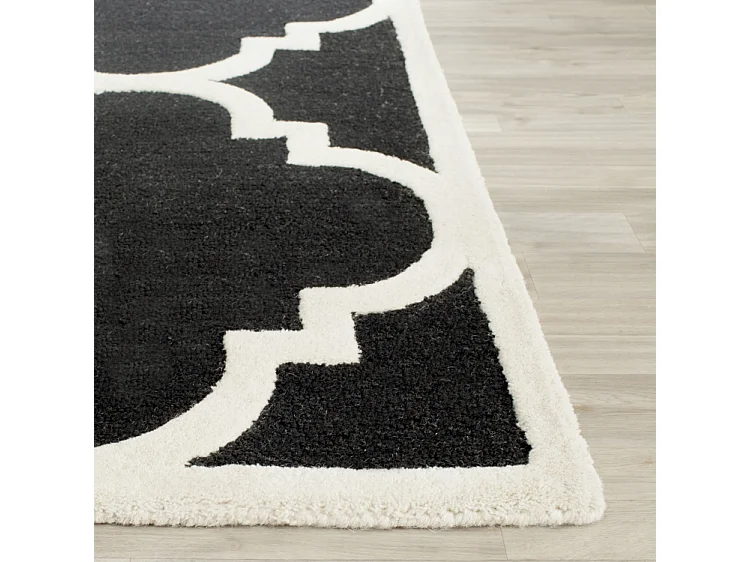 Tapis Noir/Neutre 122 X 183 cm - Lenora