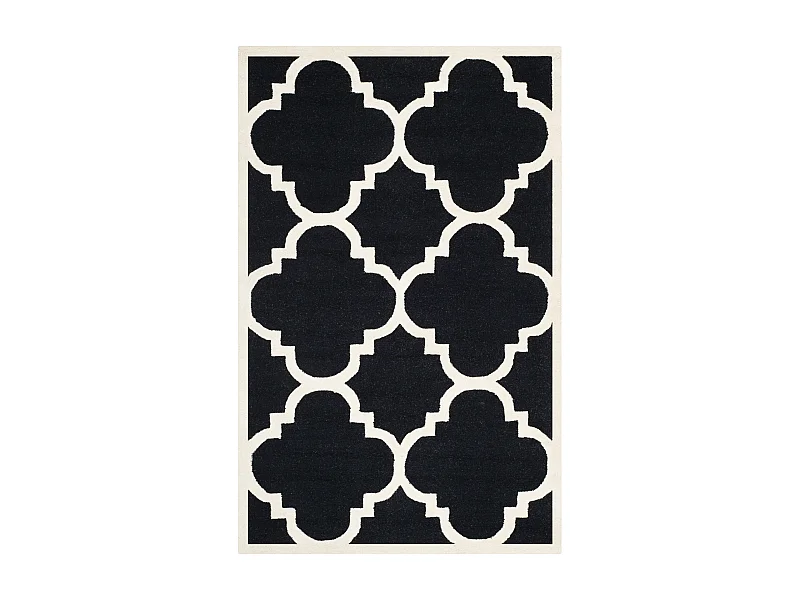 Tapis Noir/Neutre 122 X 183 cm - Lenora