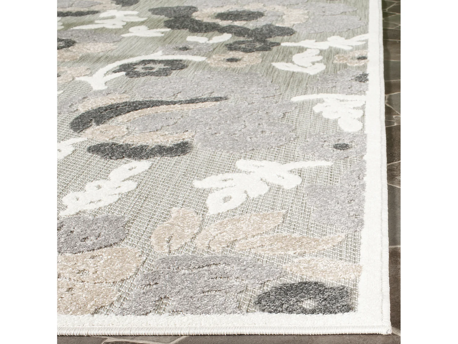 Tapis Gris 122 X 183 cm - Oxford