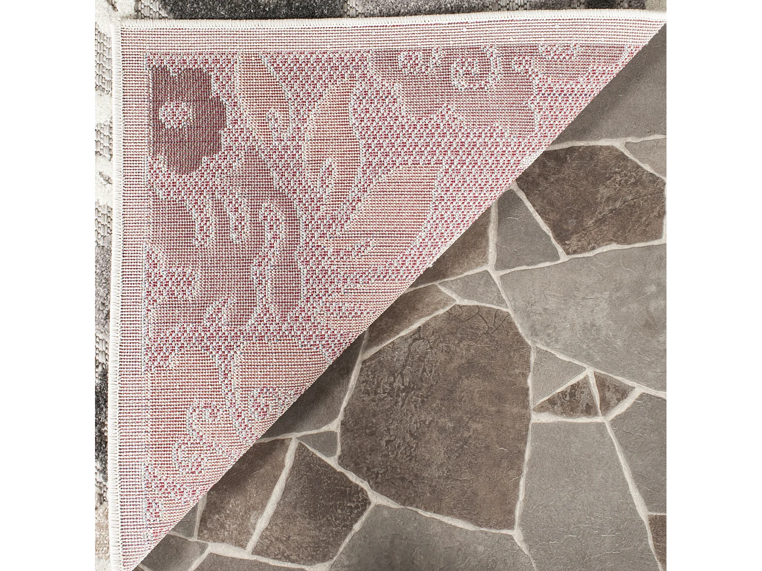 Tapis Gris 122 X 183 cm - Oxford