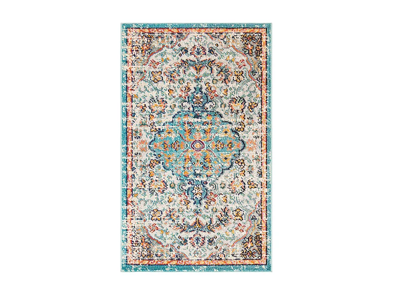 Tapis Gris/Bleu 122 X 183 cm - Maia