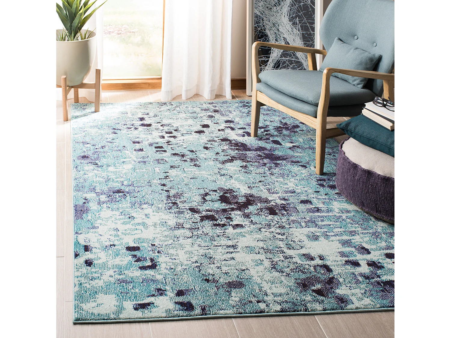 Tapis Bleu 122 X 183 cm - Paisley