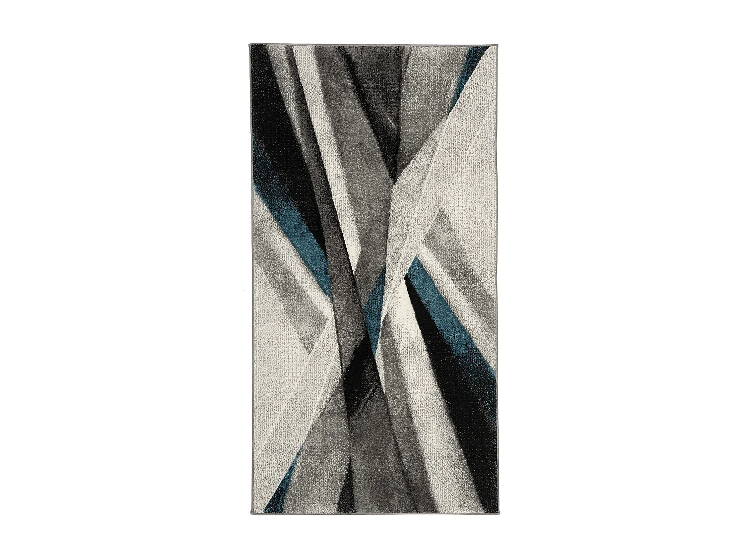 Tapis Gris/Bleu 79 X 152 cm - Aubrey