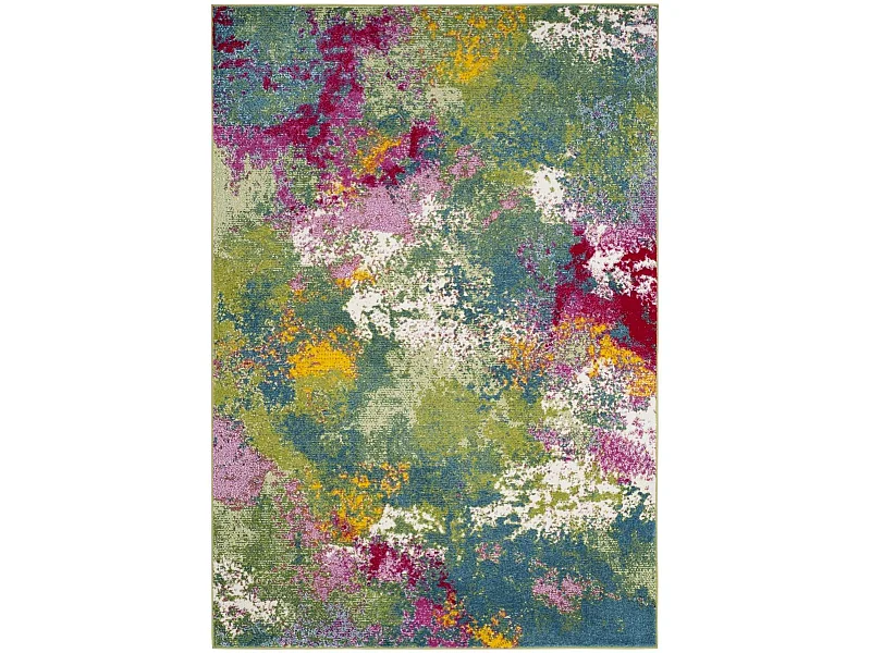 Tapis Vert/Fuchsia 235 x 305 cm - Carly