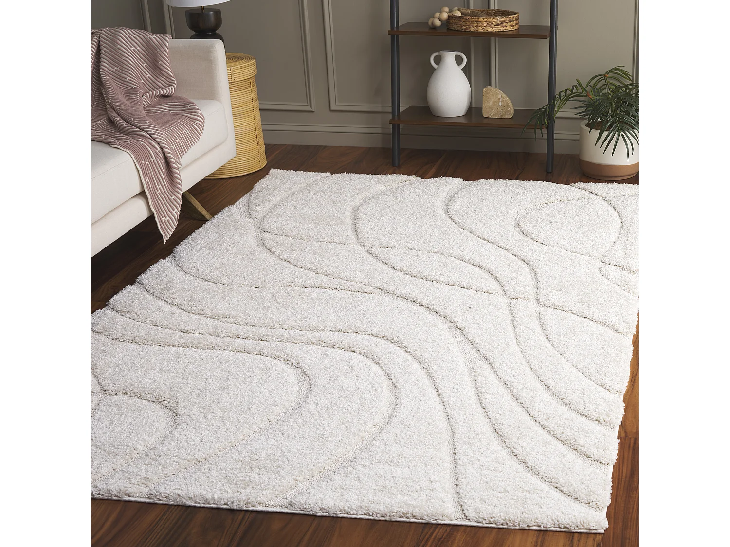 Tapis Crème/Crème 160 X 229 cm - Naples