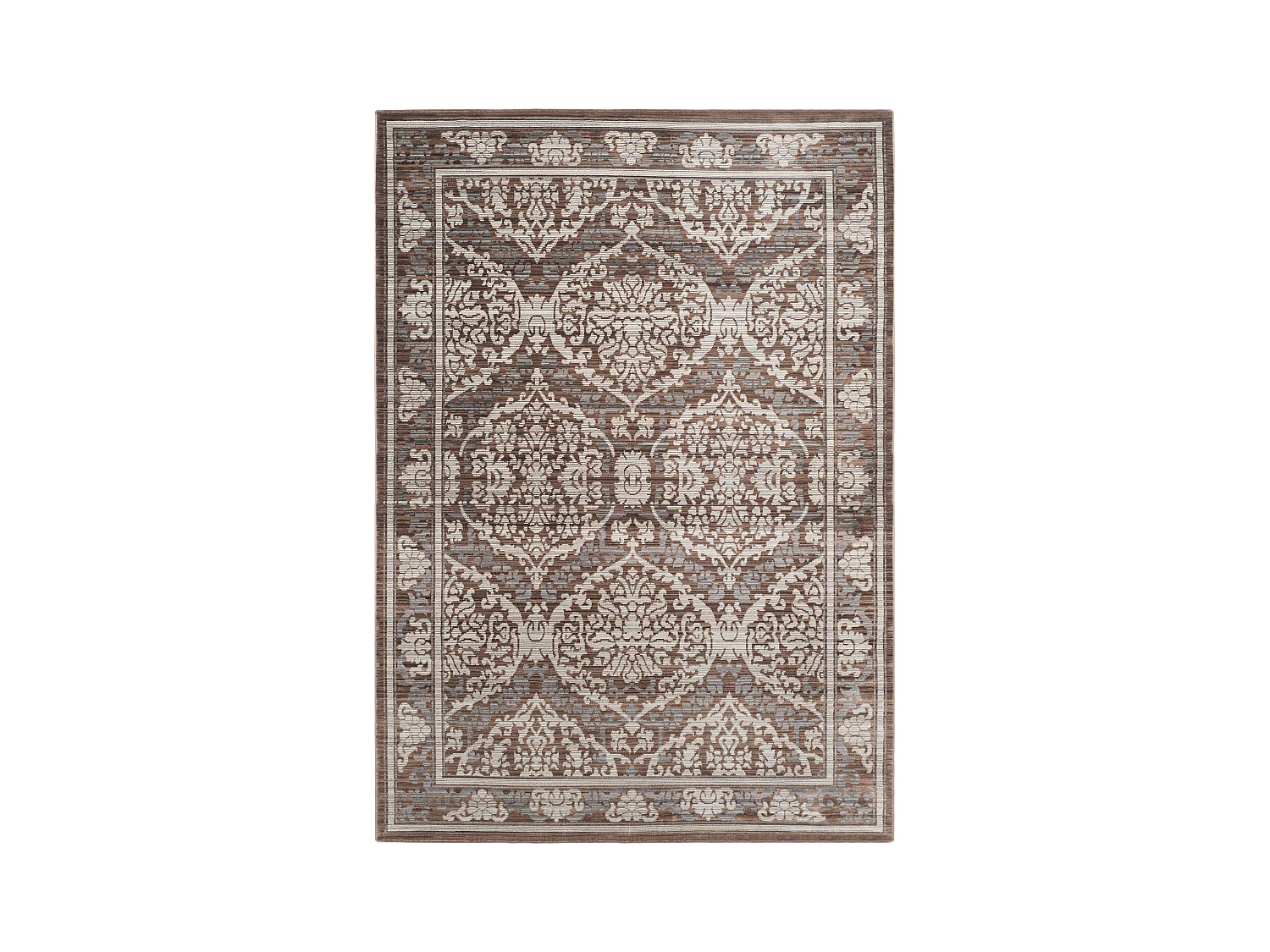 Tapis Gris/Marron 152 X 244 cm - Claudia