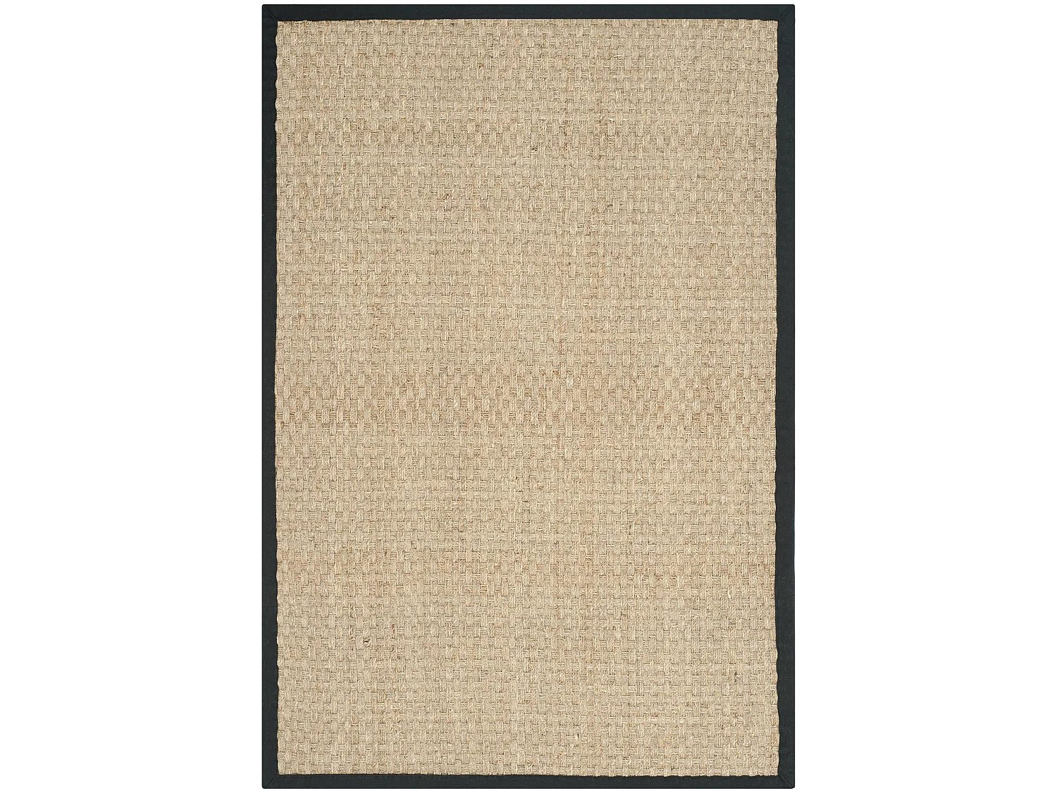 Tapis Neutre/Noir 122 X 183 cm - Roselyn