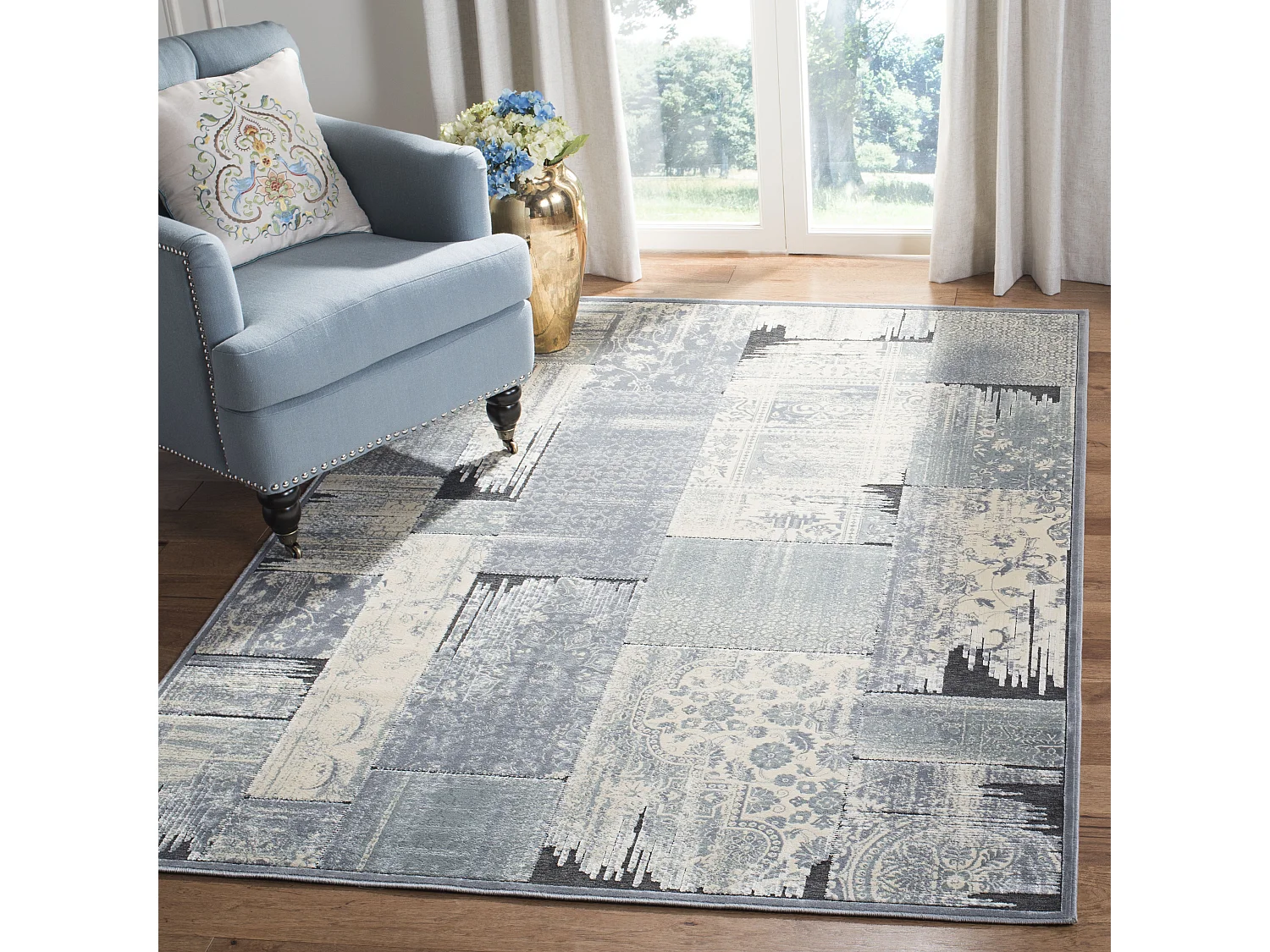Tapis Gris 122 X 170 cm - Kingstown