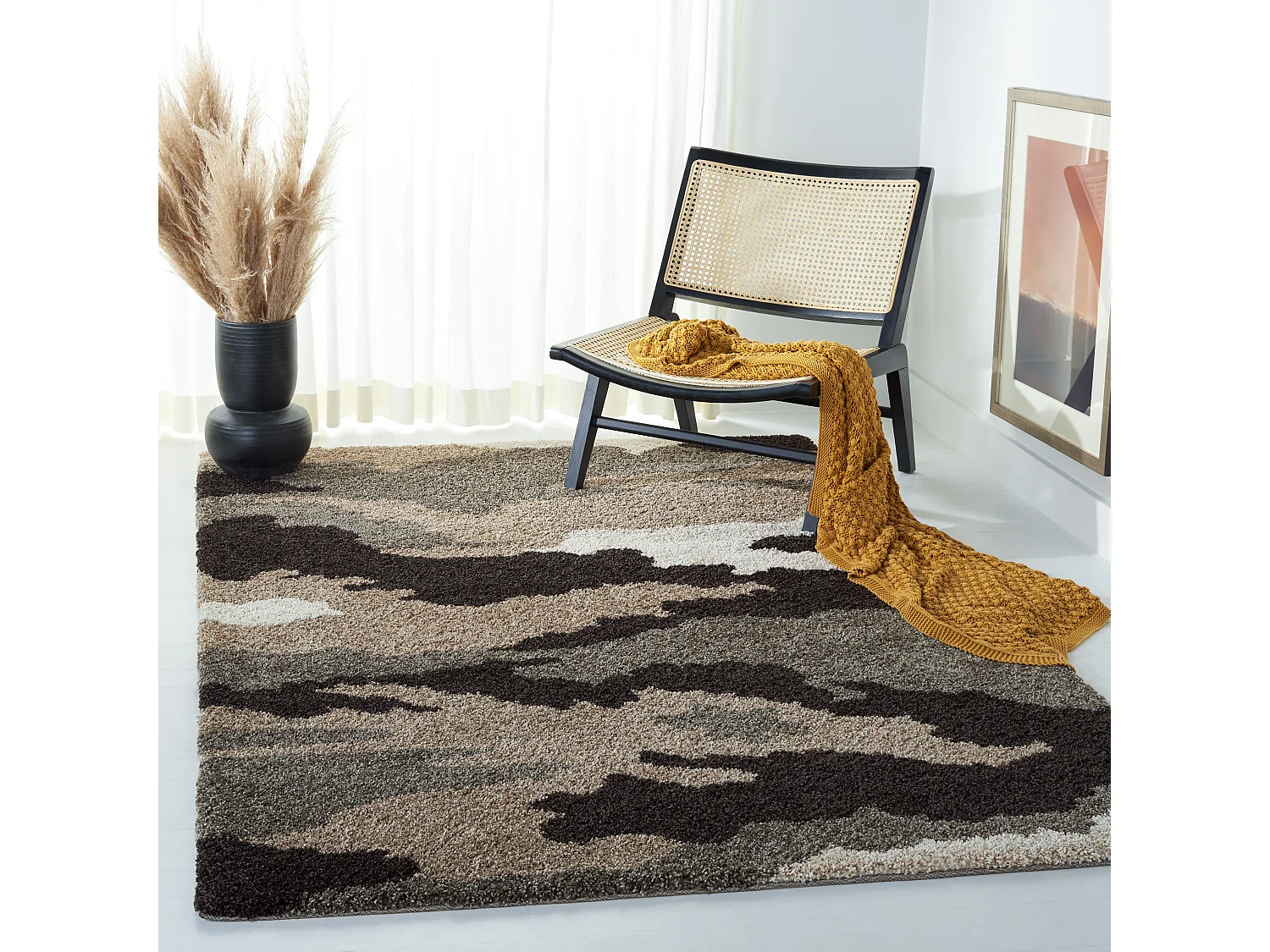 Tapis Neutre/Multicolore 122 X 183 cm - Perla