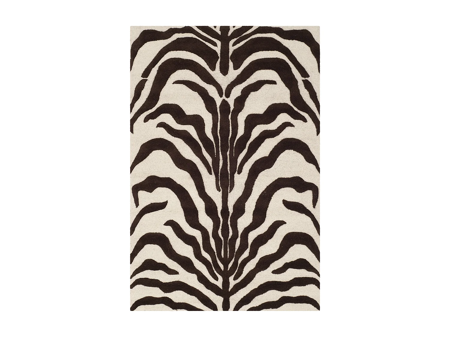 Tapis Neutre/Marron 91 X 152 cm - Nahla