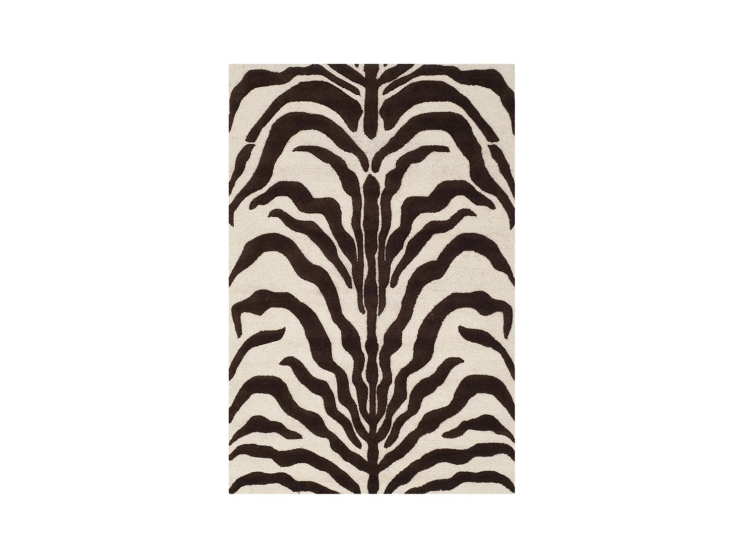 Tapis Neutre/Marron 91 X 152 cm - Nahla