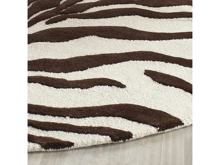 Tapis Neutre/Marron 91 X 152 cm - Nahla